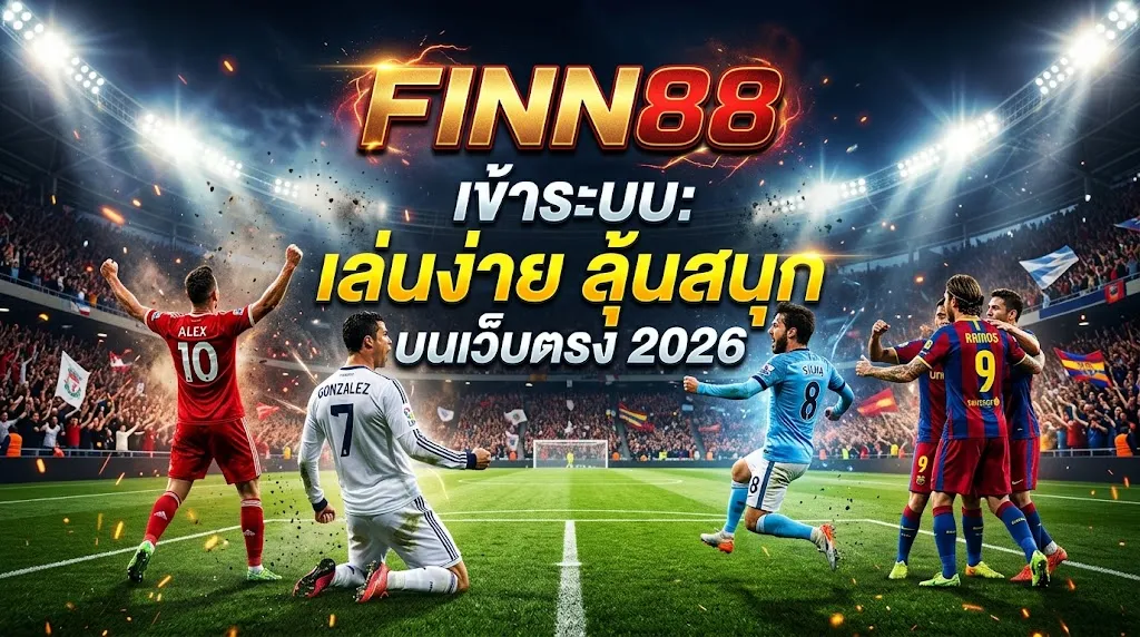 Finn88 เข้าระบบ: เล่นง่าย ลุ้นสนุก บนเว็บตรง 2026